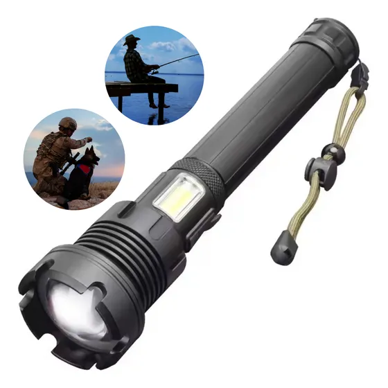 Lanterna Tatica Militar Canhão D Luz Led Ultra Forte Potente