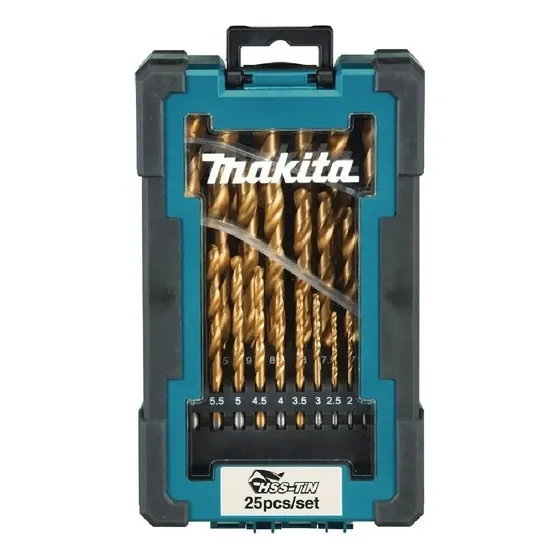 Set Brocas Hss Titanio Makita 25 Piezas 1-13 Mm D-72235 | Cuotas sin interés