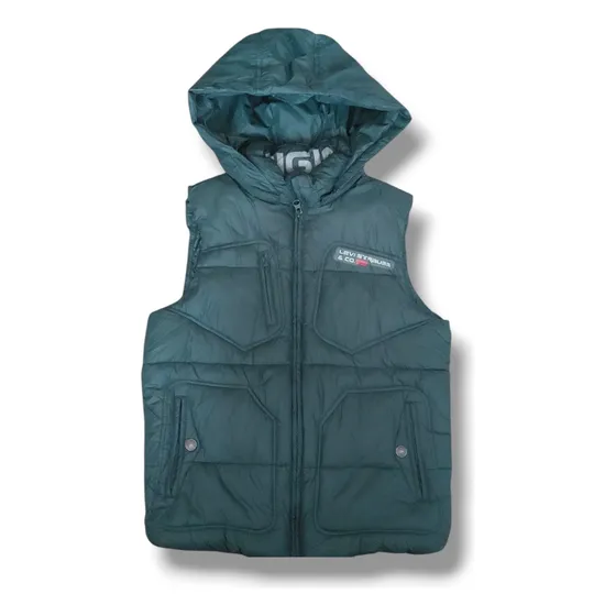Exclusiva Parka Levi's Sin Mangas Talla 12 Verde