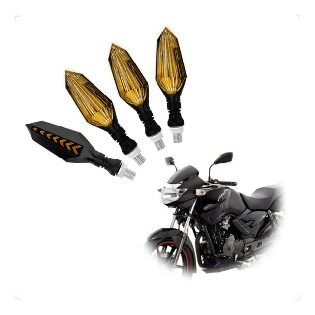 Kit 4 Setas Sequenciais P43s Dafra Apache 150cc 2010 2011