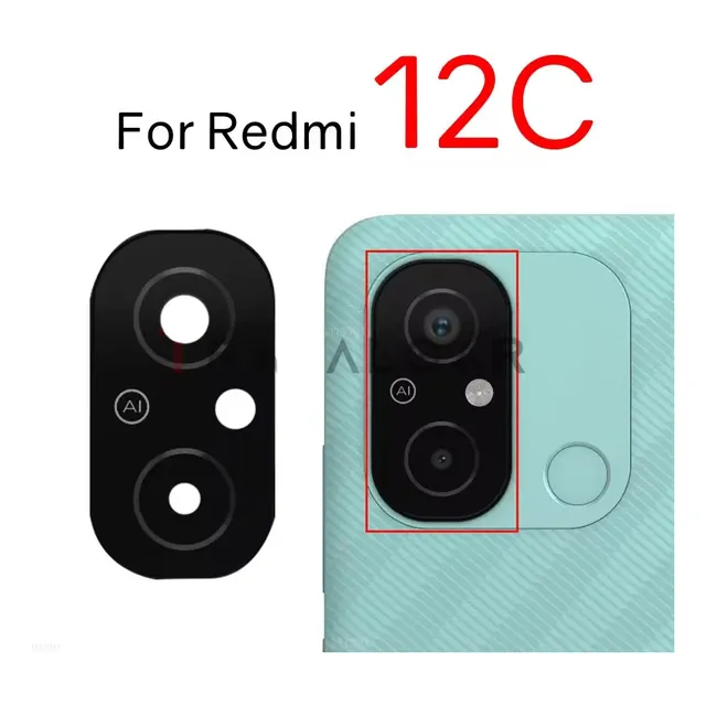 Mica Lente Visor Camara Trasera Xiaomi Redmi 12c Nuevo