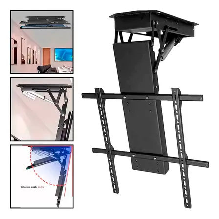 Soporte Tv Motorizado Techo Electrico 32-75 Brazo Hidraulico