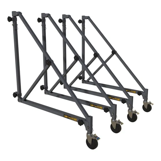 Juego Estabilizadores De Andamio Universales De 46 Metaltech