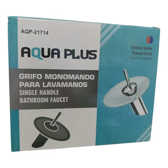 Grifo Cascada De Lujo Para Lavamanos Aqua Plus Monomando