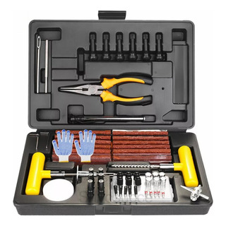 Kit Reparación Emergencia Llantas Neumáticos Auto Moto 100pz Kit Reparación Emergencia Llantas Neumáticos Auto Moto 100pz