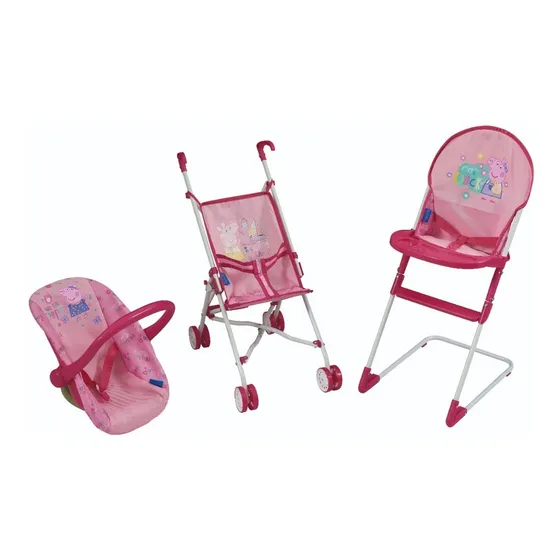 Set Muñeca Bebote Huevito Paragüita Silla Comer Bipokids