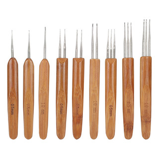 9pcs Needles Dirty Braid Crochet 0.5mm 0.75mm 9pcs Needles Dirty Braid Crochet 0.5mm 0.75mm