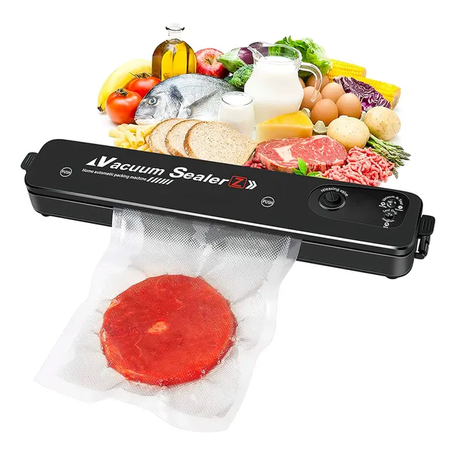 Máquina De Sellar Al Vacío 90w + 10 Bolsas De