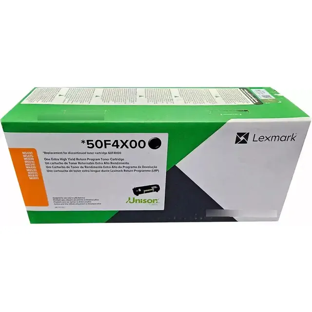 Toner Lexmark *50f4x00 Negro