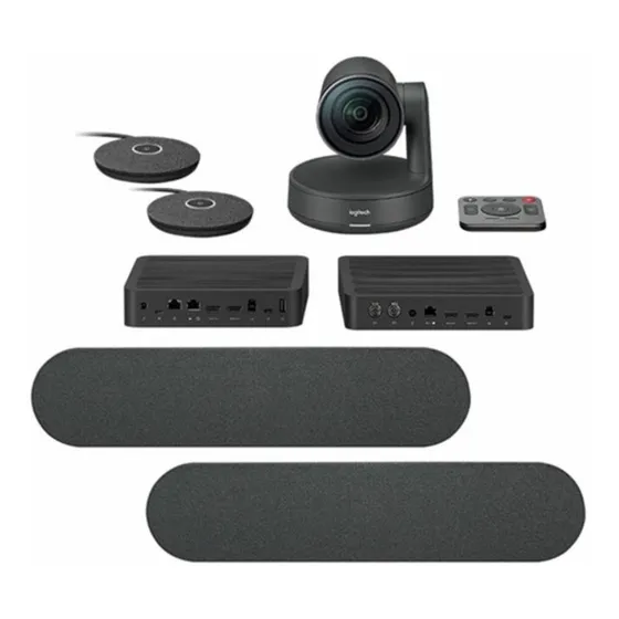 Logitech Rally Plus Combo Completo De Conferencia 4k Webcam