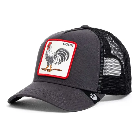 Gorra Goorin Bros Original The Cock Grey Trucker Gallo Gris