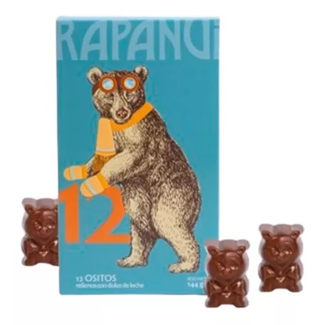 Rapanui - Ositos De Dulce De Leche X12