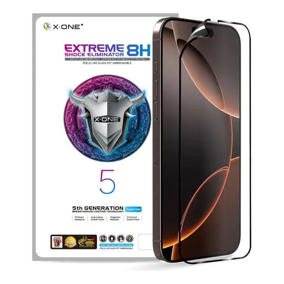 Lámina Mica Antigolpe Completa X-one iPhone Todos Los Modelo