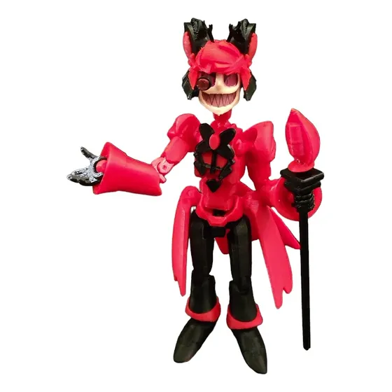 Figura Articulada Alastor Hazbin Hotel - Dummy13 