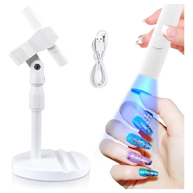 Lampara Uñas Linterna Uv/led 3w Y Colapso Soporte Cherimoya