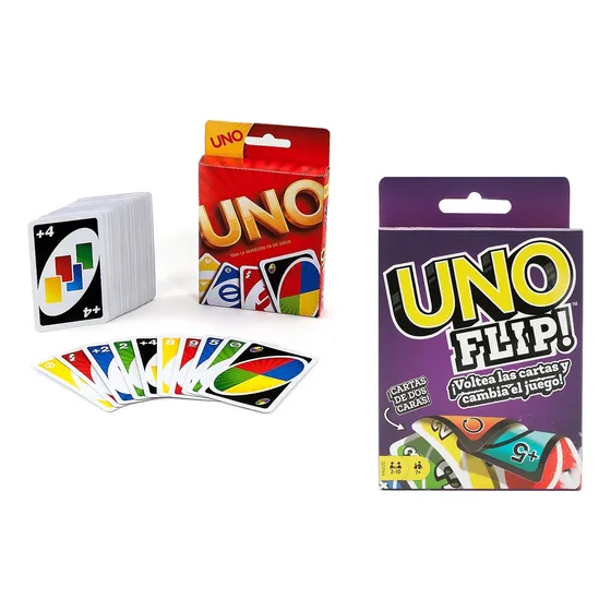 Juego De Cartas 1 Unooo Pack X 10 Combo Unooo+flipp Souvenir