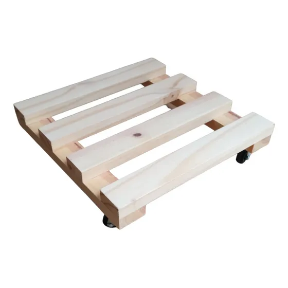 Soporte Para Maceta 30x30cm Con Rueditas