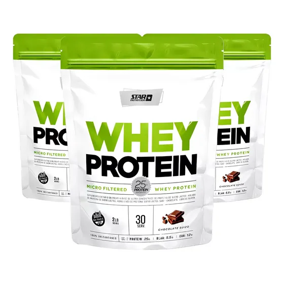 Star Nutrition Whey Protein 2 Lb Sabor Vanilla Ice Cream Doy