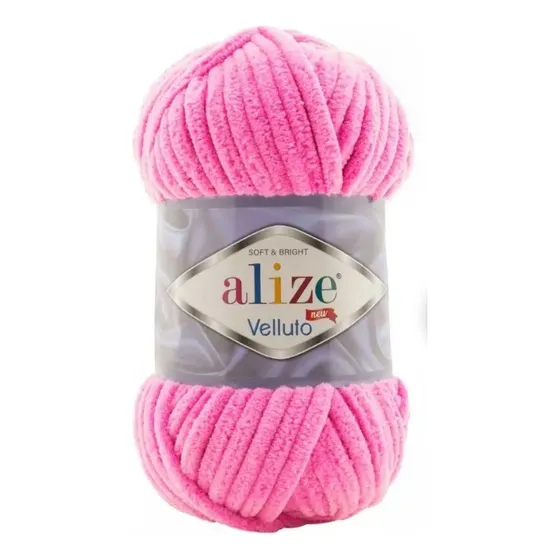 Alize Velluto 100 G Madeja 68 M 8 Mm. Chenille Suave