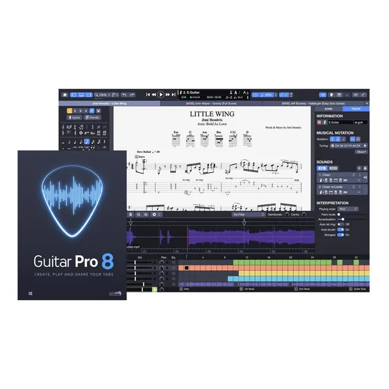 Guitar Pro 8 2025 + 90k Tabs E Soundbanks