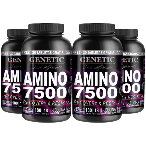 9 Aminos Esenciales 7500 Fuerza Crecimiento Definido Genetic