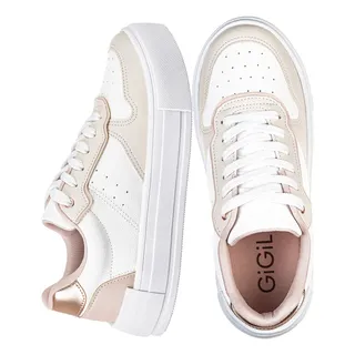 Tenis Casual Feminino Design Retrocore Original Moda Gigil Tenis Casual Feminino Design Retrocore Original Moda Gigil
