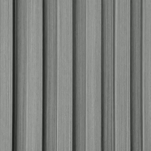 Lamina De Wall Panel De Pvc De 17.50 Cm X 3mt Gris Cristal