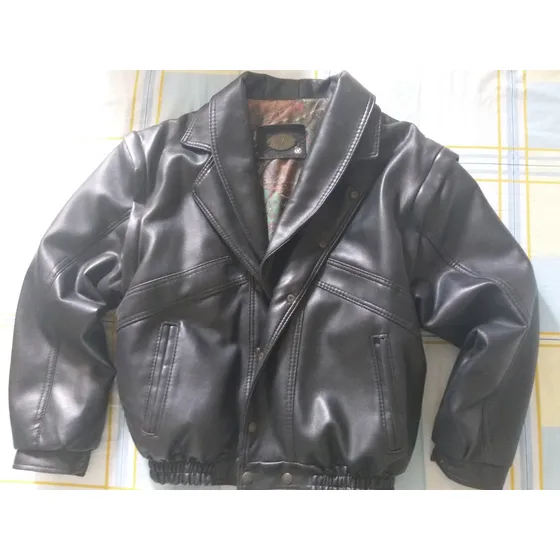 Chaqueta De Cuero Italiana Nueva