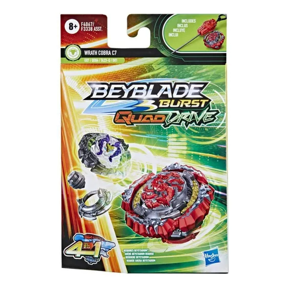 Trompo Beyblade Burst Quaddrive Wrath Cobra C7