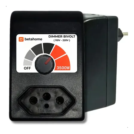 Controlador de Potência Betahome 3500W Bivolt Para Motores e Lâmpadas