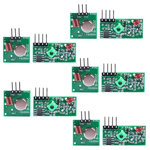 5x Set 433mhz Transmisor Y Receptor Alta Frecuencia Arduino