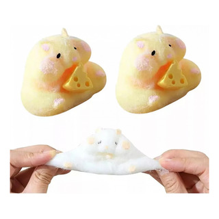 Brinquedo Squeeze Hamster Squishy De 2 Peças Para Aliviar O Brinquedo Squeeze Hamster Squishy De 2 Peças Para Aliviar O