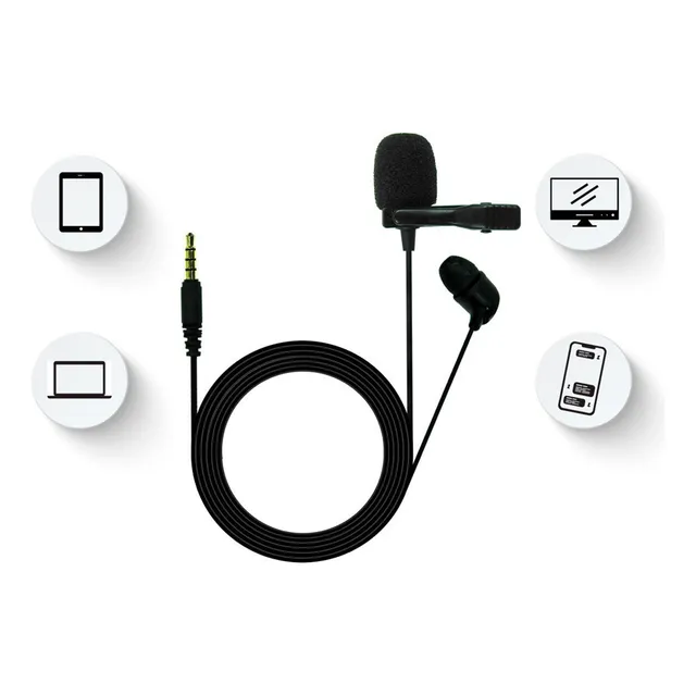 Microfone De Lapela Jbl Cslm20b Celular Camera Dslr Tiktok