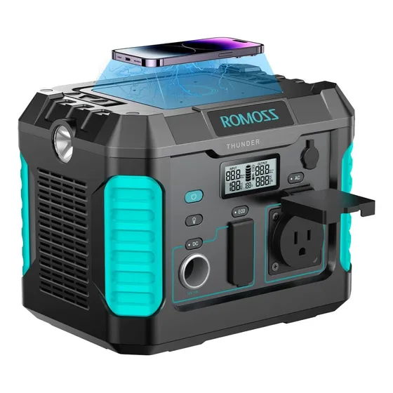 Romoss Power Station Rs500 De 500 Vatios Pico De 1000 V. 