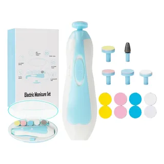 Cortador De Uñas Eléctrico Para Bebé, 21 En 1 Con Luz Led Cortador De Uñas Eléctrico Para Bebé, 21 En 1 Con Luz Led