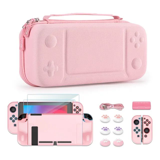 Kit De Accesorios Y Estuche De Viaje Para Nintendo Switch