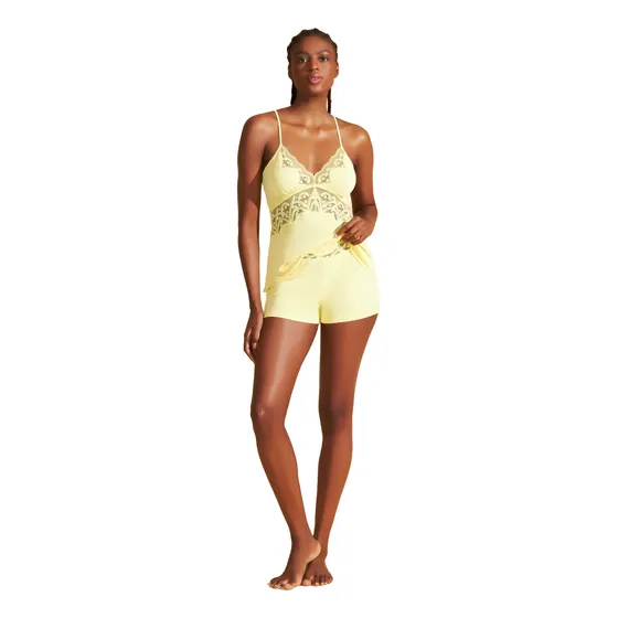 Pijama Baby Doll Rendado Recco 17842