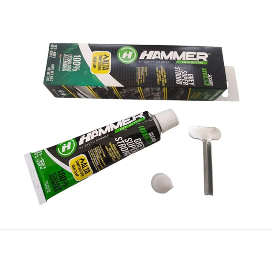 Silicón Alta Temperatura Secado Instantáneo Marca Hammer