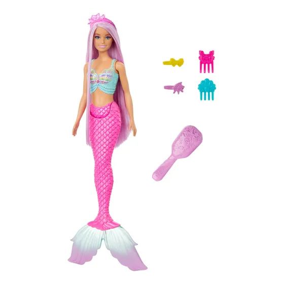 Barbie Fantasía Muñeca Cabello Largo De Ensueño Sirena