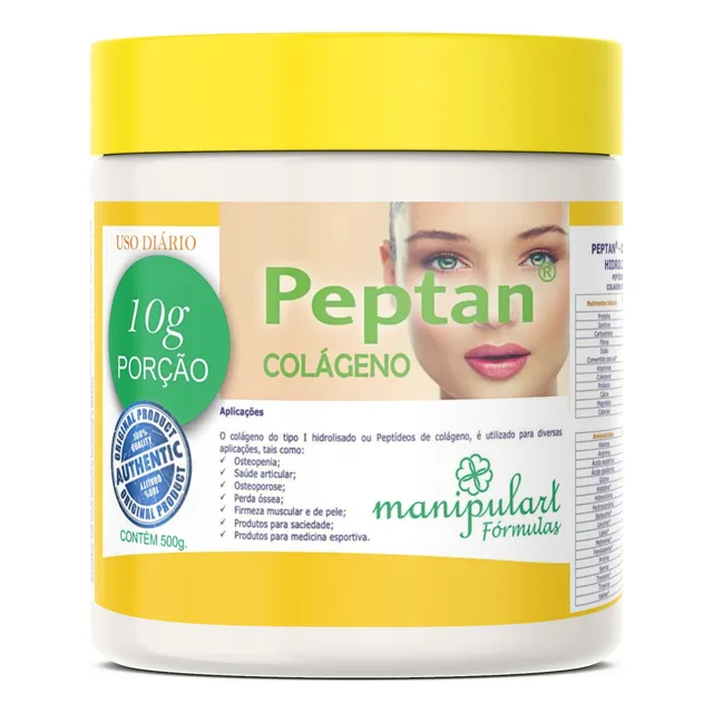Colágeno Peptan Fagron 500g 100% Puro