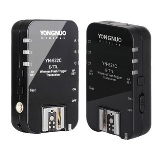 Kit 2 Disparador Ttl Yongnuo Para Canon Yn-622 Kit 2 Disparador Ttl Yongnuo Para Canon Yn-622