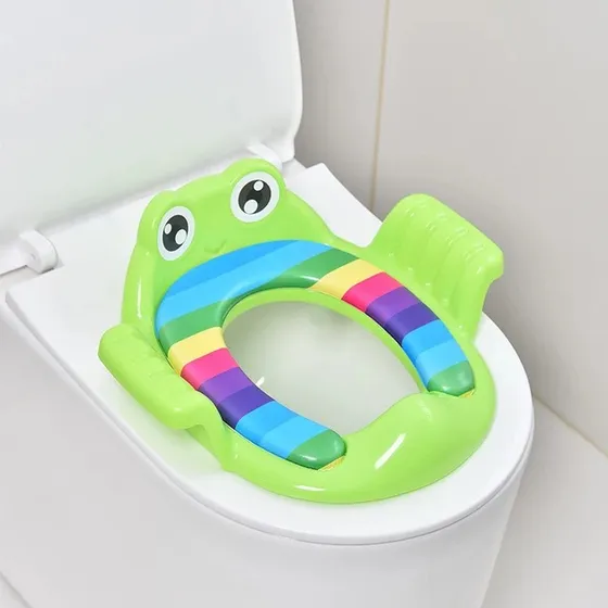 Poceta Bacinilla Niños Asiento Inodoro Baño Acolchado Bebes