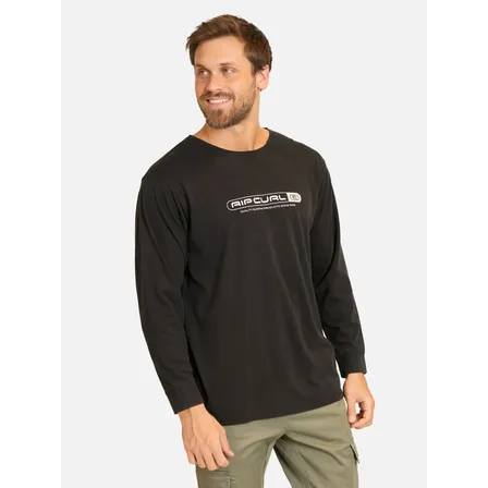 Polera Ml Wild Negro Hombre Rip Curl