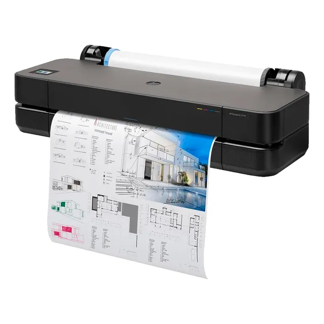Plotter Hp Designjet T230 24 Color Inyección De Tinta, Print Negro