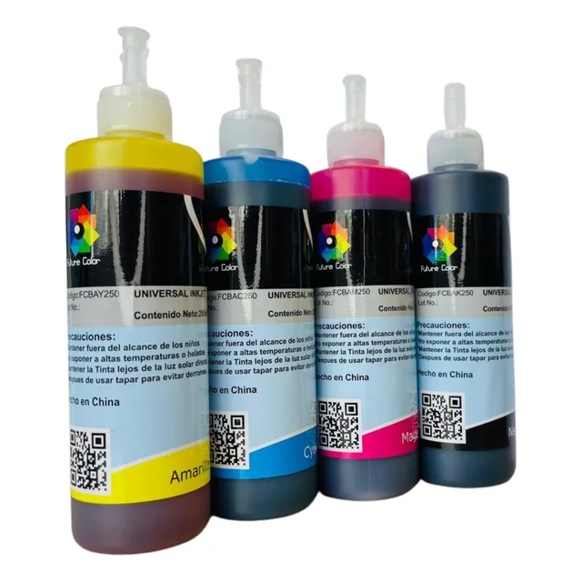 4 Tinta Bt6001bk Bt5001 Btd60bk T426w T220 T520 T720 250ml Tinta CYAN MAGENTA YELLOW BLACK