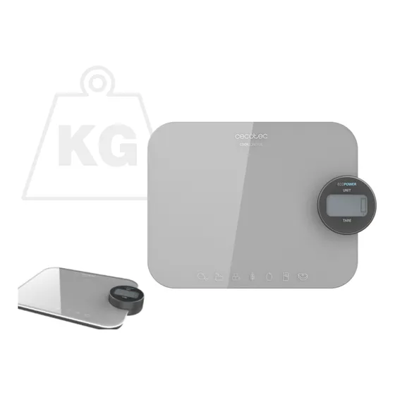 Balanza De Cocina Sin Pilas, Max 8kg Presicion 1g, Mide Kcal