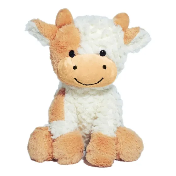 Peluche De Vaca 9'' Para Niños - Juguete Suave Y Tierno