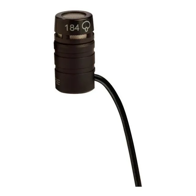 Shure Wl184 - Micrófono Lavalier Supercardioide Color Negro