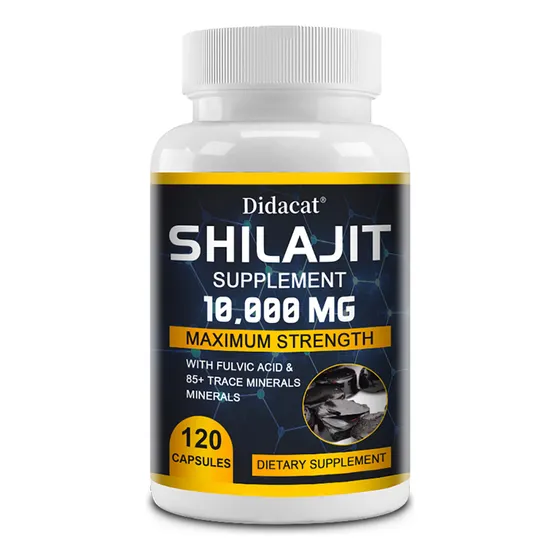 Suplemento Didacat Shilajit 10.000 Mg - 120 Cápsulas