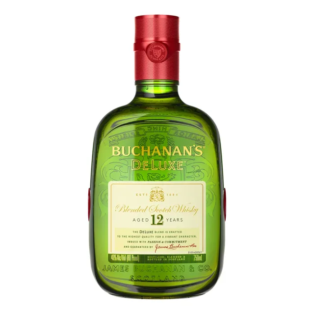 Buchanan's Deluxe Blended Scoth Uísque escocês Buchanan's Deluxe 12 anos Reino Unido 750 mL